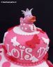 Stapeltaart met badeend (detail)